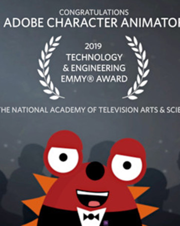 adobe character Animator برنده ی جایزه ی فنی emmy  شد