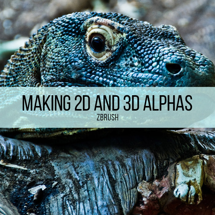 Zbrush - Making 2D and 3D Alphas