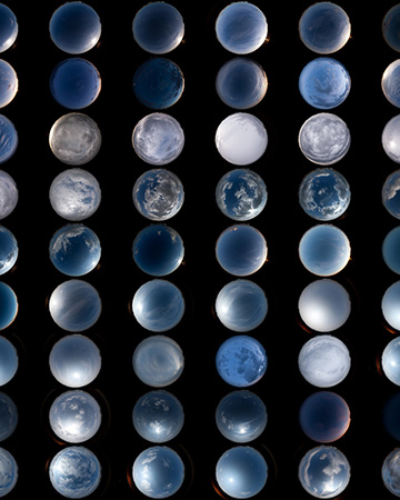 300 تصویر HDRI تایم لپس از آسمان های آفتابی