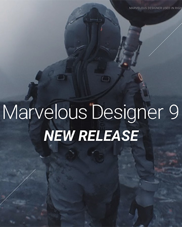 Marvelous Designer 9 منتشر شد.