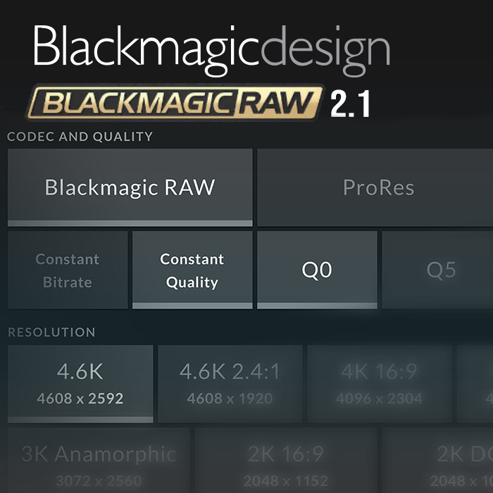 BlackMagic Raw2.1‌
