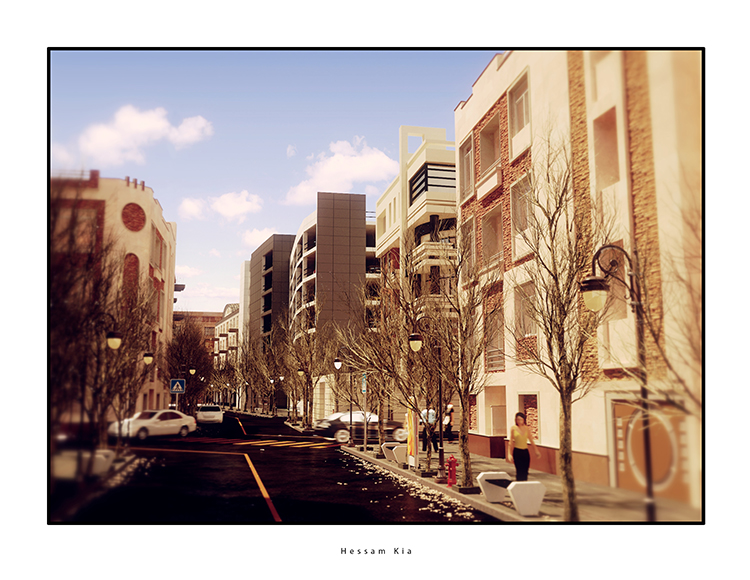 street - test render 