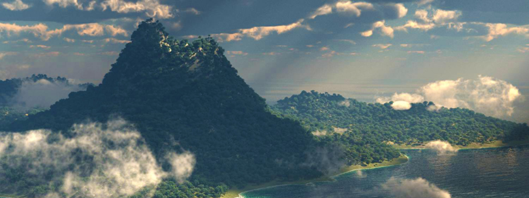 volcano island