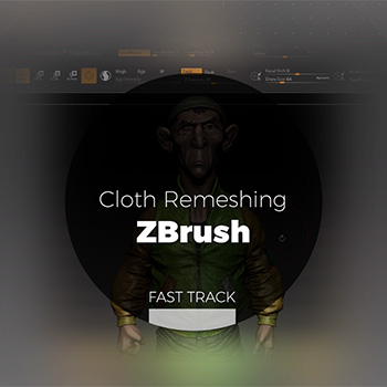 ZBrush - Cloth Remeshing