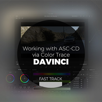 Davinci - Working with ASC-CD via Color Trace