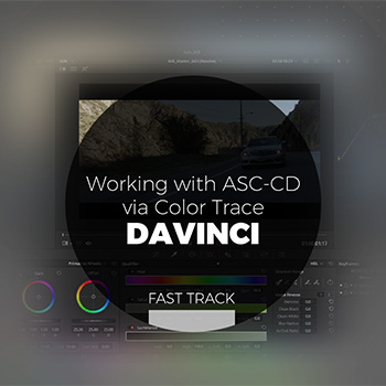 Davinci - Working with ASC-CD via Color Trace