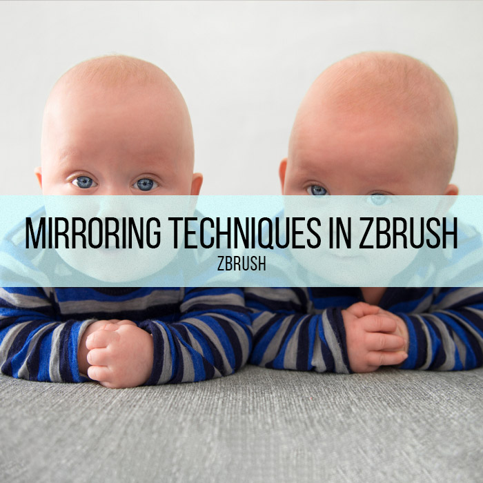 Zbrush - Mirroring Techniques in Zbrush